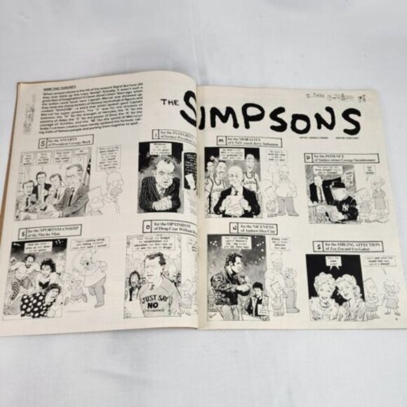Mad Magazine #299 December 1990 The Simpsons, Total Recall Original FN Collector - Picture 4 of 5